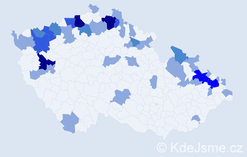 Jméno: 'Gerlinde', počet výskytů 79 v celé ČR