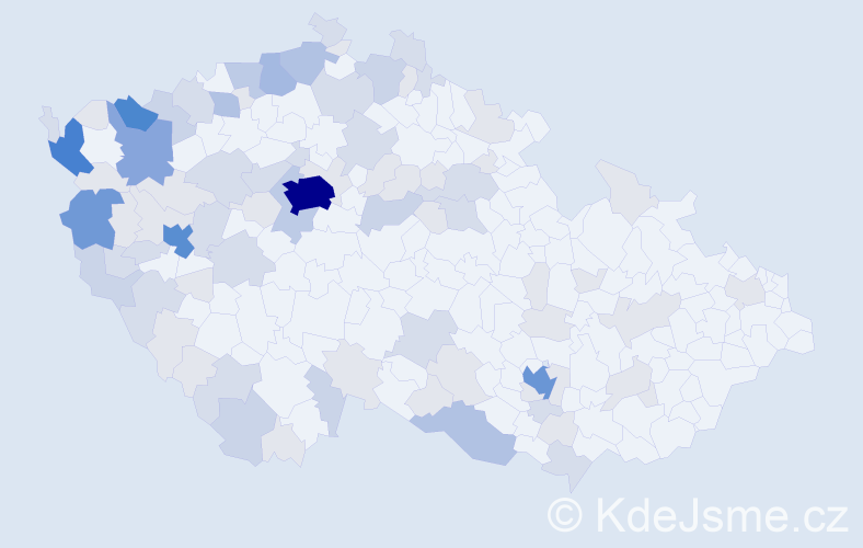 Jméno: 'Huyen', počet výskytů 253 v celé ČR