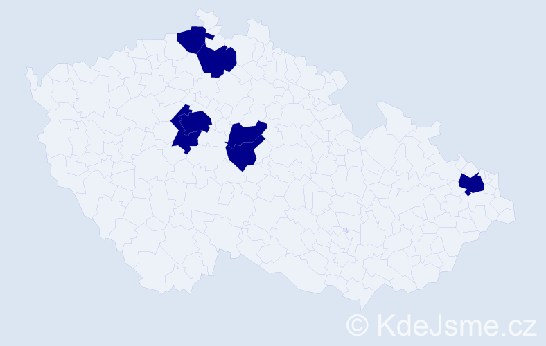 Jméno: 'Thai Binh', počet výskytů 7 v celé ČR