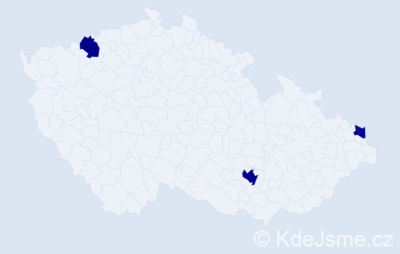 Jméno: 'Anatoli', počet výskytů 4 v celé ČR