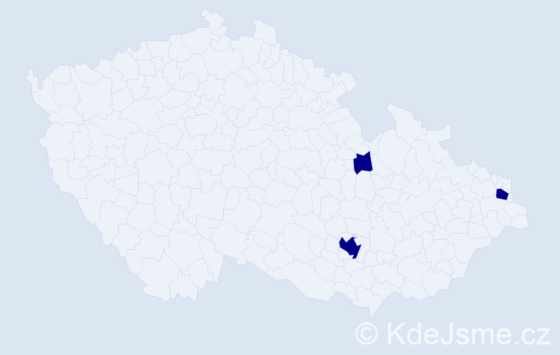 Jméno: 'Marcin Michal', počet výskytů 3 v celé ČR