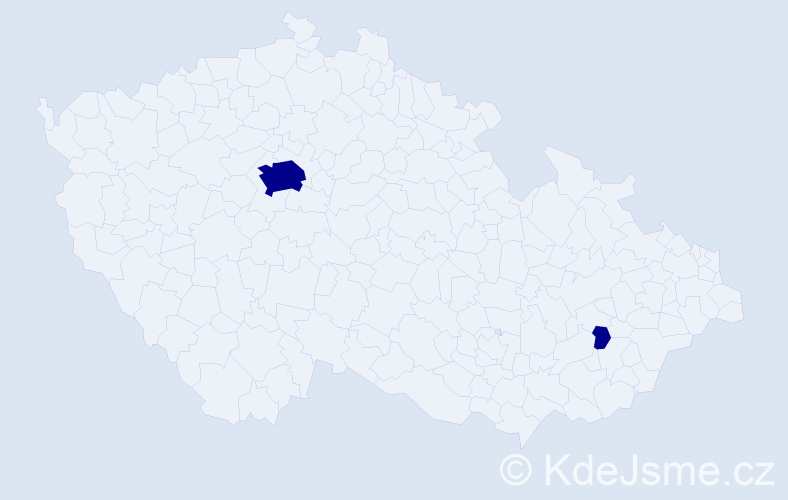 Jméno: 'Thomas Lee', počet výskytů 2 v celé ČR