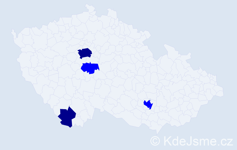 Jméno: 'Peter Jan', počet výskytů 6 v celé ČR