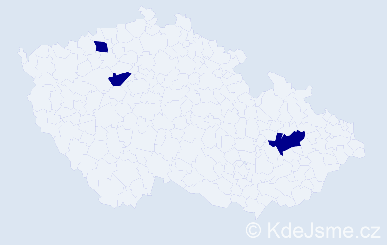 Jméno: 'Alda', počet výskytů 3 v celé ČR
