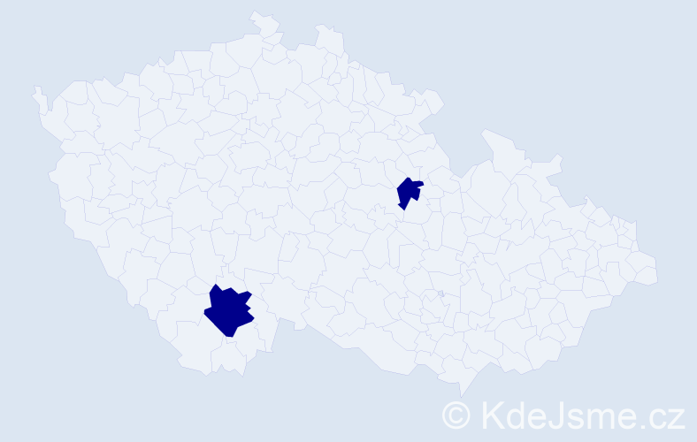 Jméno: 'Ladislav Rafael', počet výskytů 2 v celé ČR