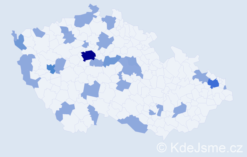Jméno: 'Van Chien', počet výskytů 52 v celé ČR