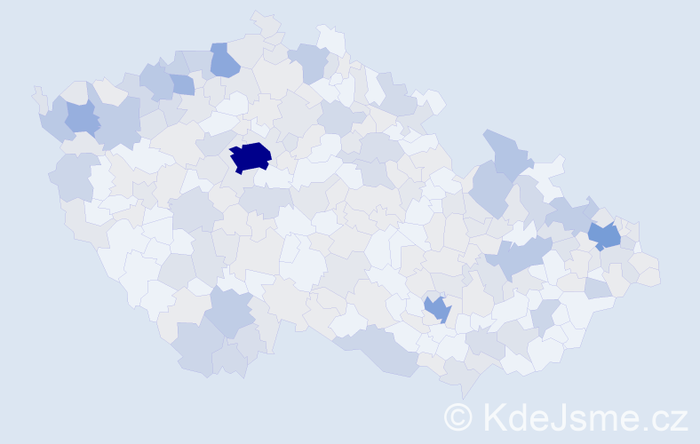 Jméno: 'Margareta', počet výskytů 529 v celé ČR