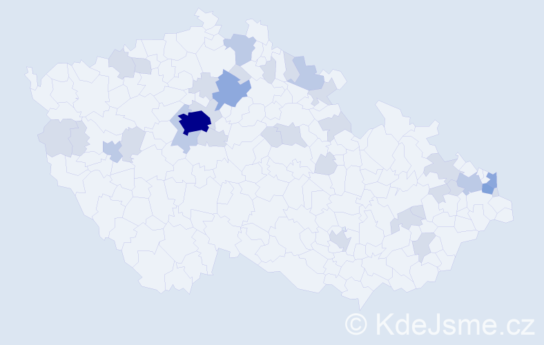 Jméno: 'Pawel', počet výskytů 65 v celé ČR