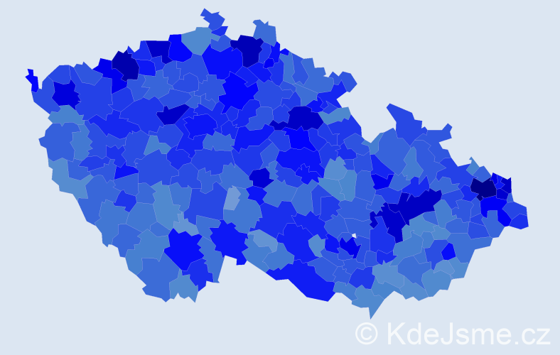 Jméno: 'Iveta', počet výskytů 36492 v celé ČR