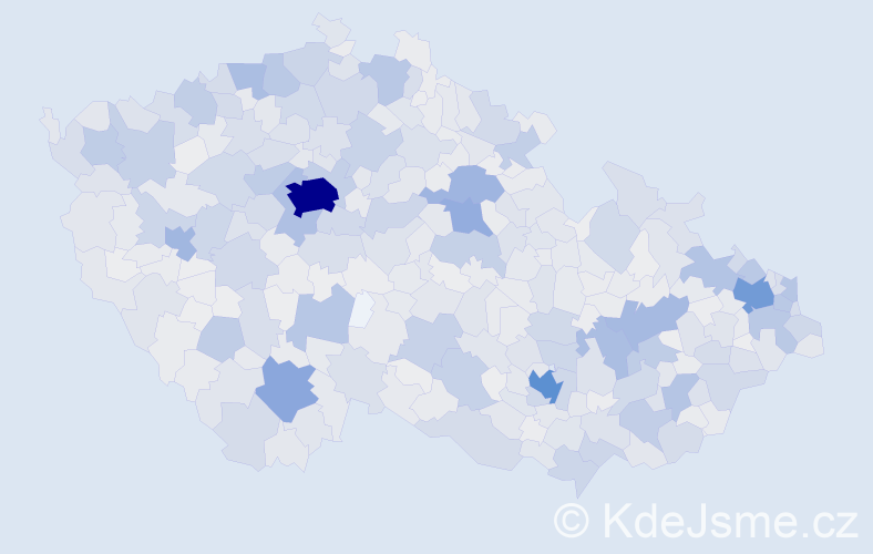Jméno: 'Edita', počet výskytů 6378 v celé ČR