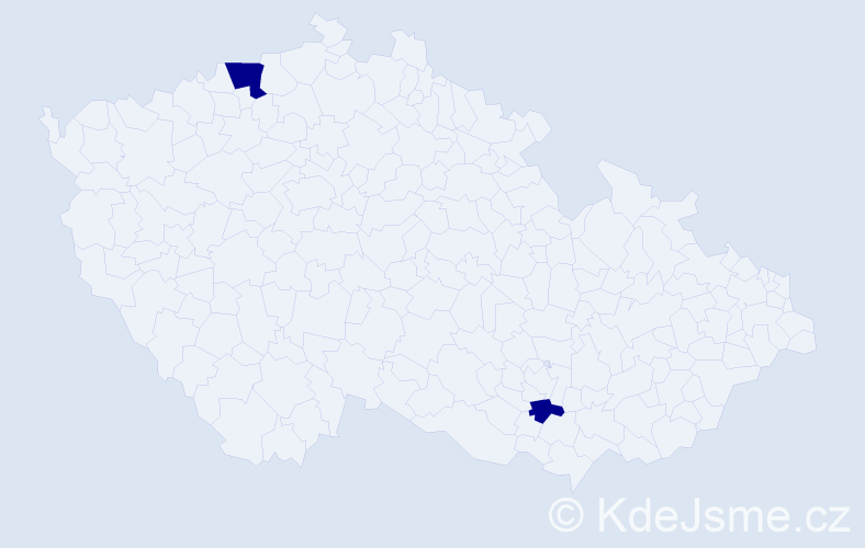 Jméno: 'Sanjay', počet výskytů 2 v celé ČR
