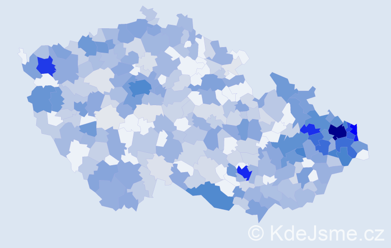 Jméno: 'Mario', počet výskytů 1131 v celé ČR