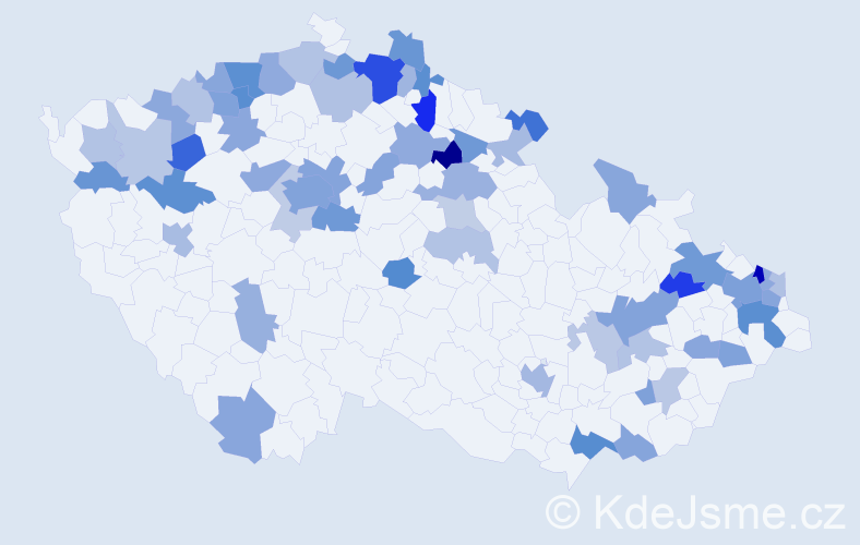 Jméno: 'Nadežda', počet výskytů 113 v celé ČR