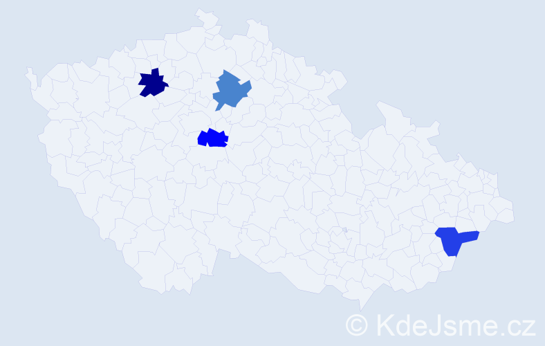 Jméno: 'Tobias Adam', počet výskytů 4 v celé ČR