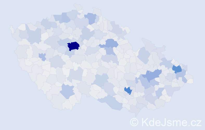 Jméno: 'Naděžda', počet výskytů 19172 v celé ČR