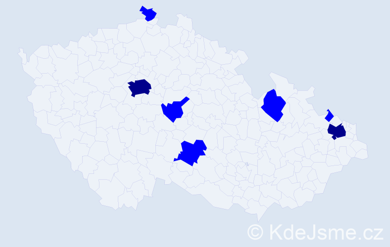 Jméno: 'Minh Khanh', počet výskytů 9 v celé ČR