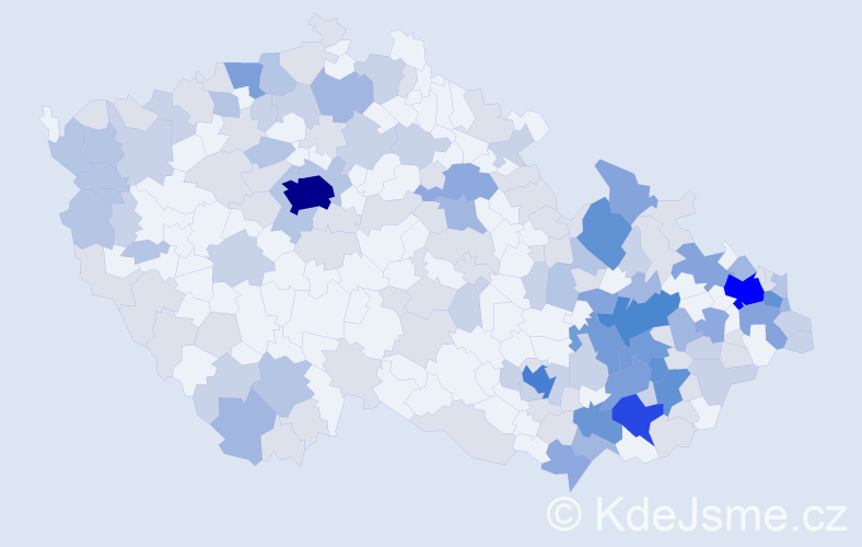 Jméno: 'Ignác', počet výskytů 375 v celé ČR
