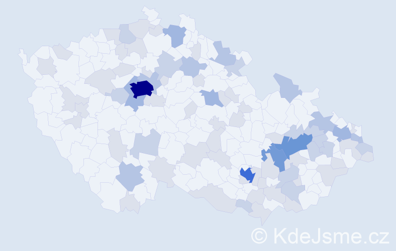 Jméno: 'Matias', počet výskytů 169 v celé ČR