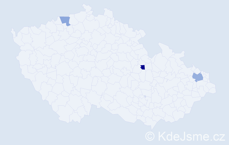 Jméno: 'Quoc Khanh', počet výskytů 4 v celé ČR