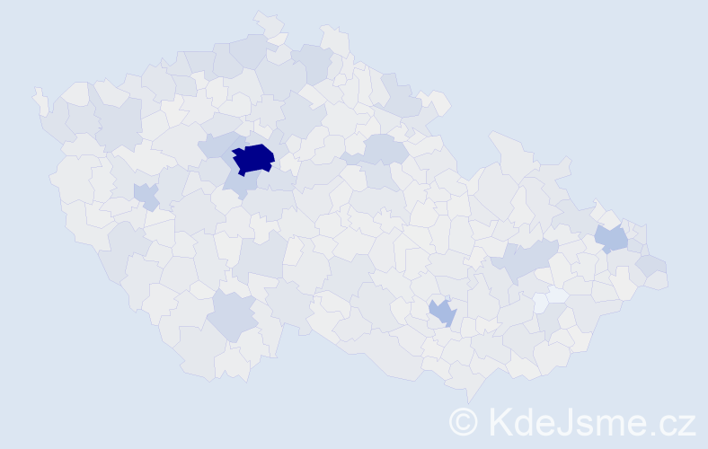 Jméno: 'Karolina', počet výskytů 3189 v celé ČR