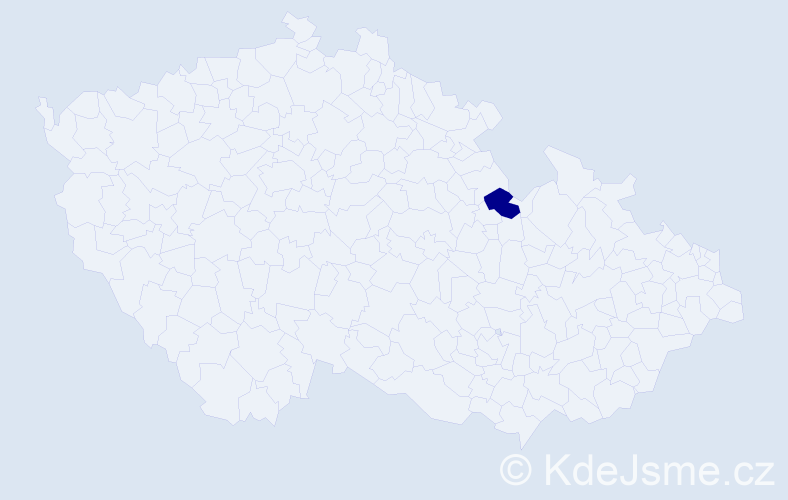 Jméno: 'Tristan Leopold', počet výskytů 1 v celé ČR