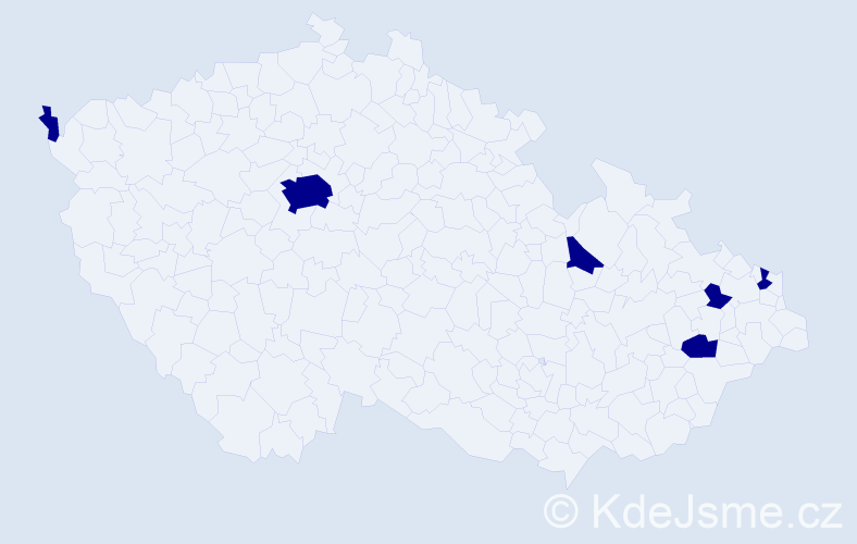 Jméno: 'Aloiz', počet výskytů 6 v celé ČR