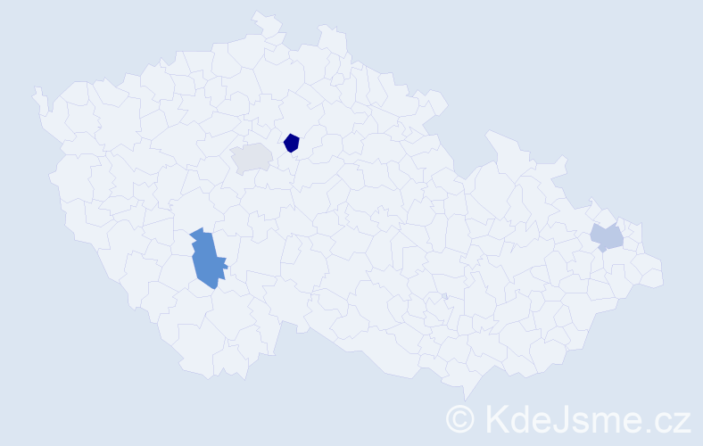 Jméno: 'Jolanta Krystyna', počet výskytů 4 v celé ČR