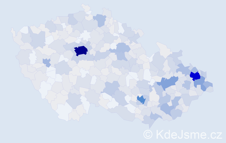 Jméno: 'Elen', počet výskytů 1032 v celé ČR