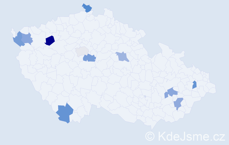 Jméno: 'Ottó', počet výskytů 11 v celé ČR
