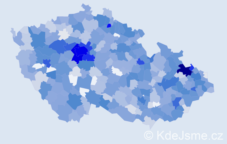 Jméno: 'Jonáš', počet výskytů 2671 v celé ČR