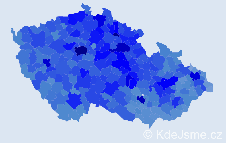 Jméno: 'Věra', počet výskytů 112150 v celé ČR