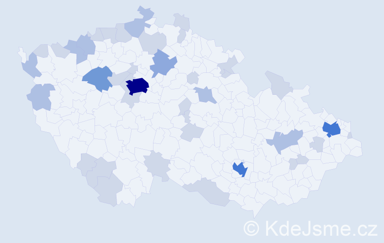 Jméno: 'Thi Oanh', počet výskytů 81 v celé ČR