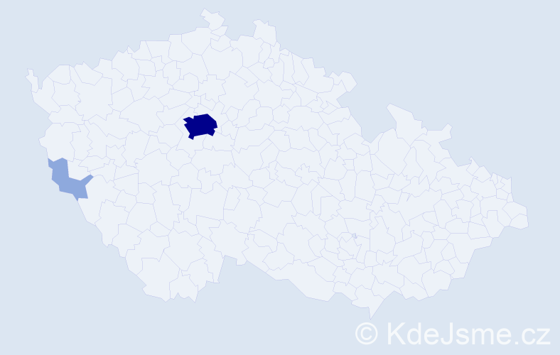 Jméno: 'Gillian', počet výskytů 6 v celé ČR