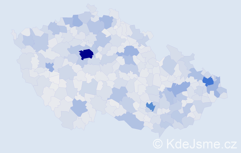 Jméno: 'Patrik', počet výskytů 27683 v celé ČR