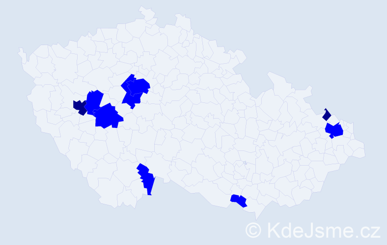 Jméno: 'Aneta Anna', počet výskytů 11 v celé ČR