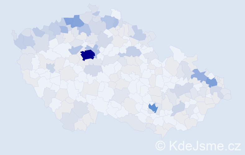 Jméno: 'Sonja', počet výskytů 440 v celé ČR