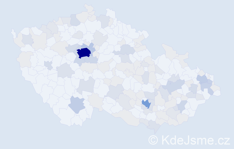 Jméno: 'Lara', počet výskytů 288 v celé ČR