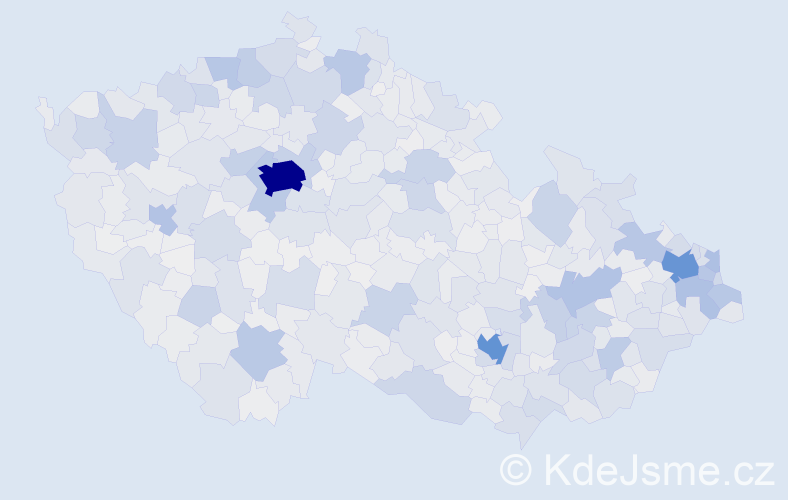 Jméno: 'Eduard', počet výskytů 8753 v celé ČR