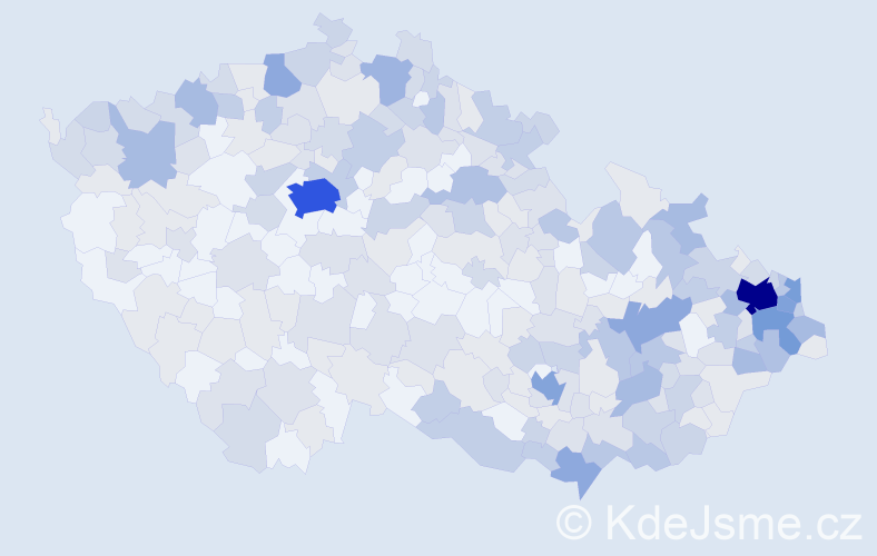 Jméno: 'Jozefa', počet výskytů 622 v celé ČR