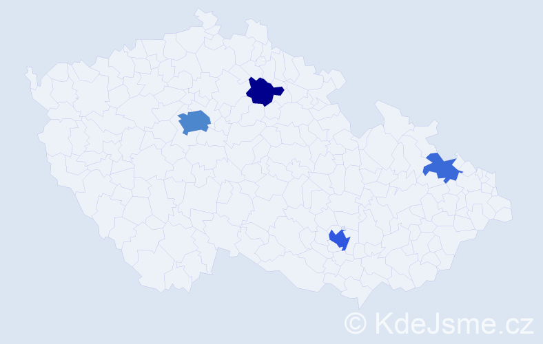 Jméno: 'Bojan', počet výskytů 12 v celé ČR