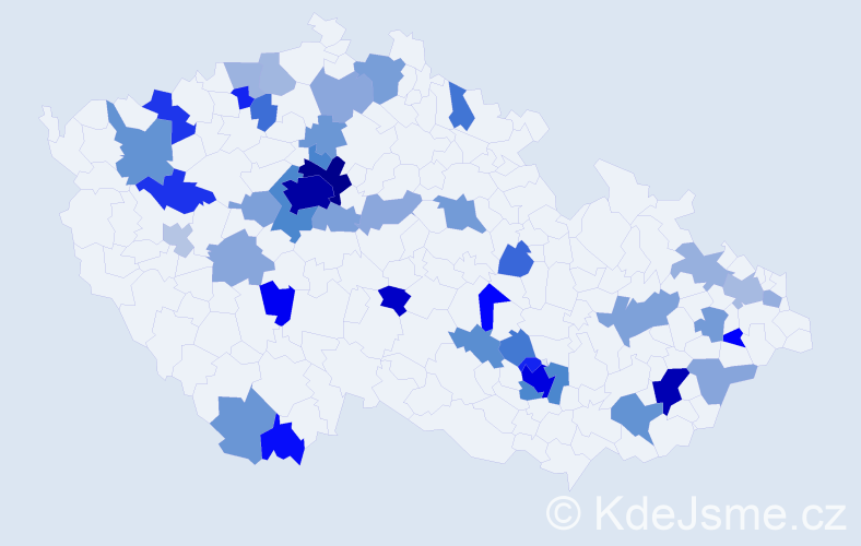 Jméno: 'Alessandro', počet výskytů 112 v celé ČR