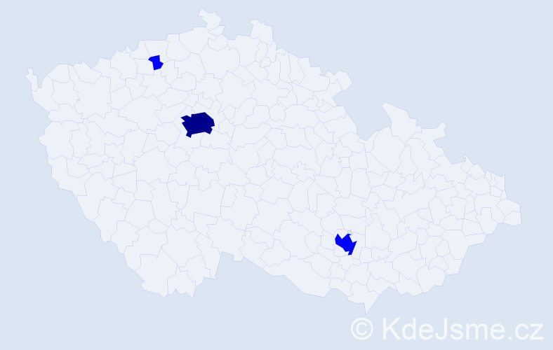 Jméno: 'Quang Vien', počet výskytů 4 v celé ČR