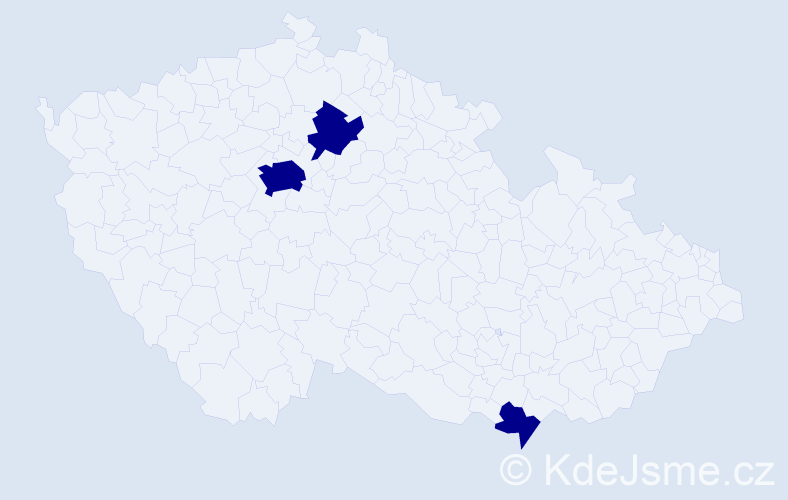 Jméno: 'Quoc Vu', počet výskytů 3 v celé ČR