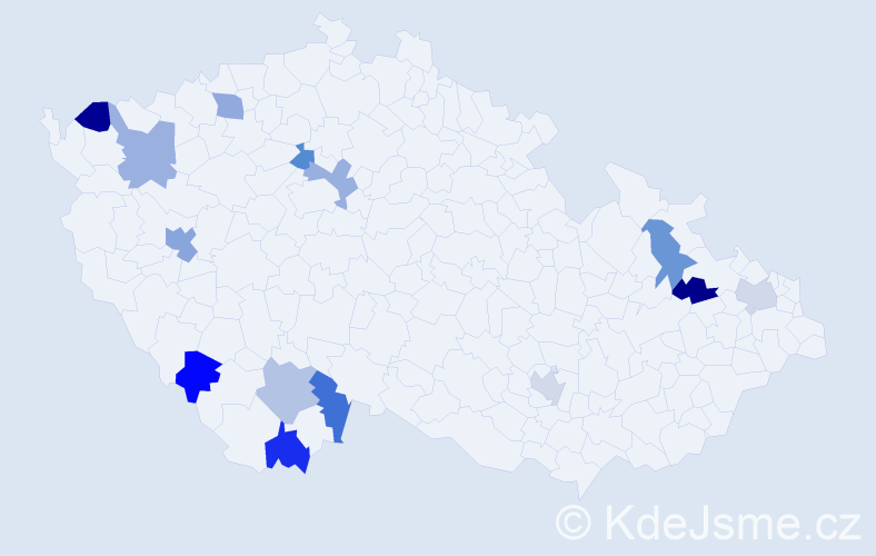 Jméno: 'Quoc Dat', počet výskytů 15 v celé ČR