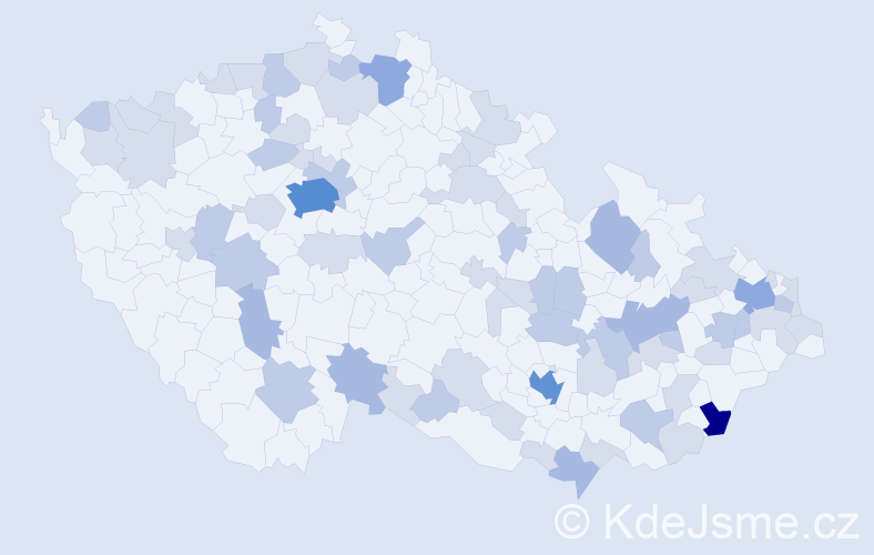 Jméno: 'Jarolím', počet výskytů 143 v celé ČR