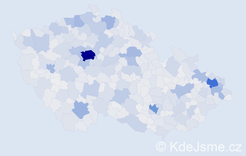 Jméno: 'Šárka', počet výskytů 37328 v celé ČR