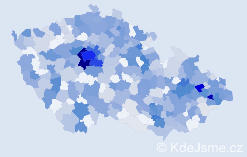 Jméno: 'Amélie', počet výskytů 906 v celé ČR