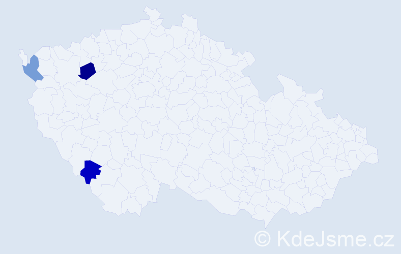 Jméno: 'Quang Duy', počet výskytů 3 v celé ČR