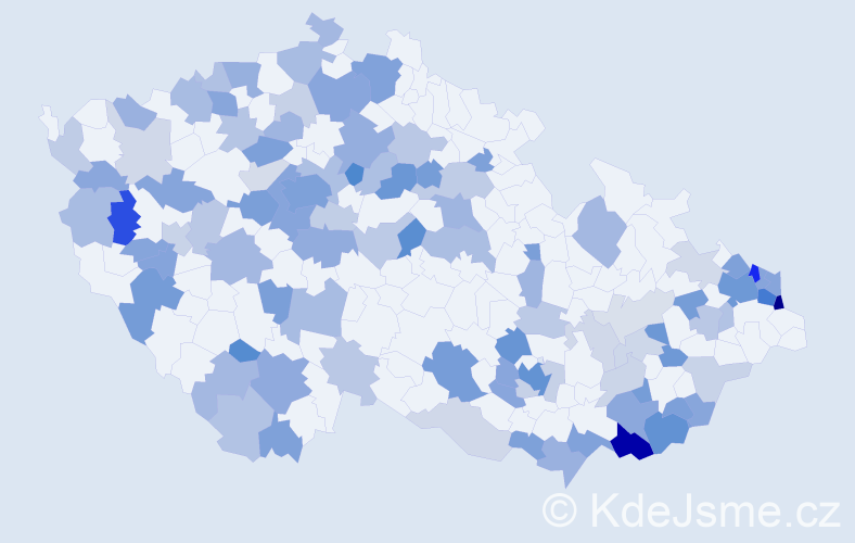 Jméno: 'Branislav', počet výskytů 227 v celé ČR