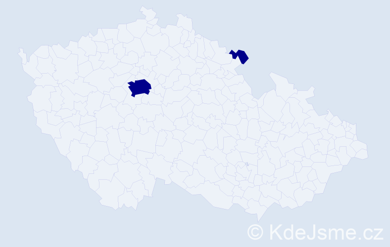 Jméno: 'Kilian Josef', počet výskytů 2 v celé ČR